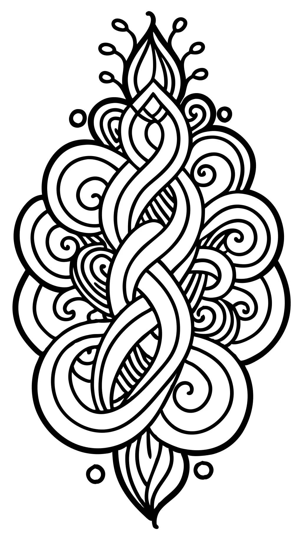 tangles coloring pages